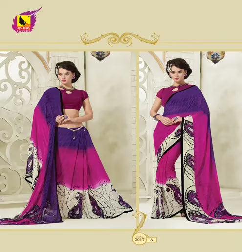 Maira Multi Pure Weight Lace Saree
