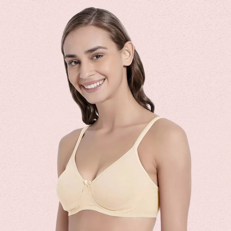 Women’s Soft Cotton Non-Wired Bra (Pack of 2)