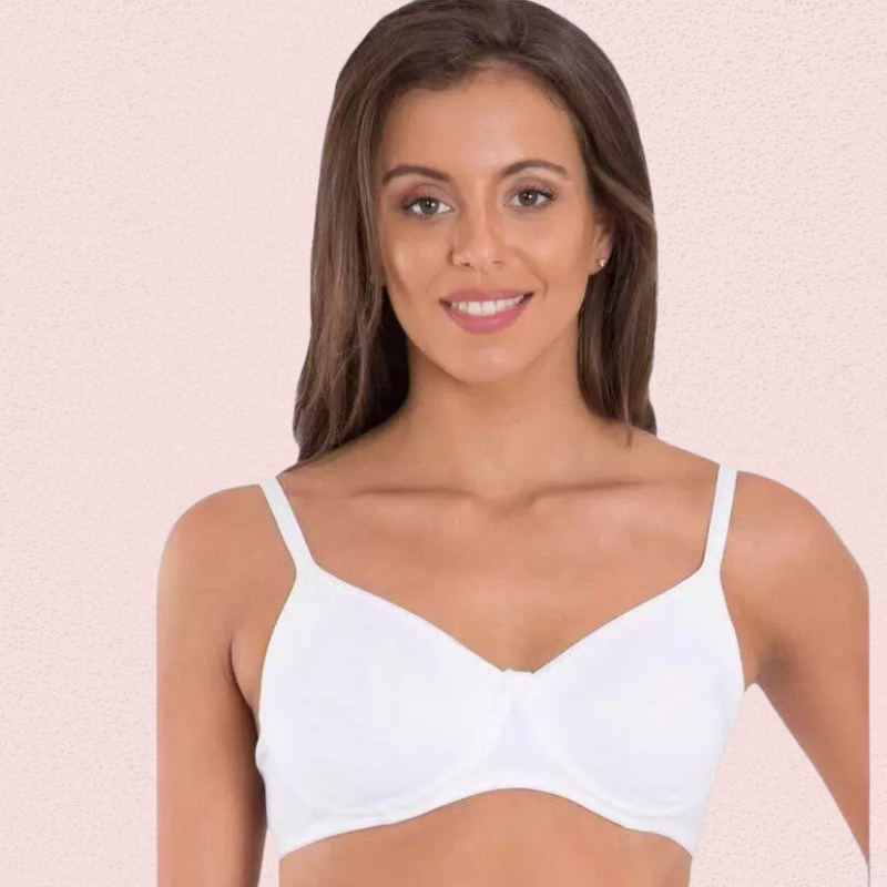 Lightweight Non-Wired Cotton Bra (Pack of 2)