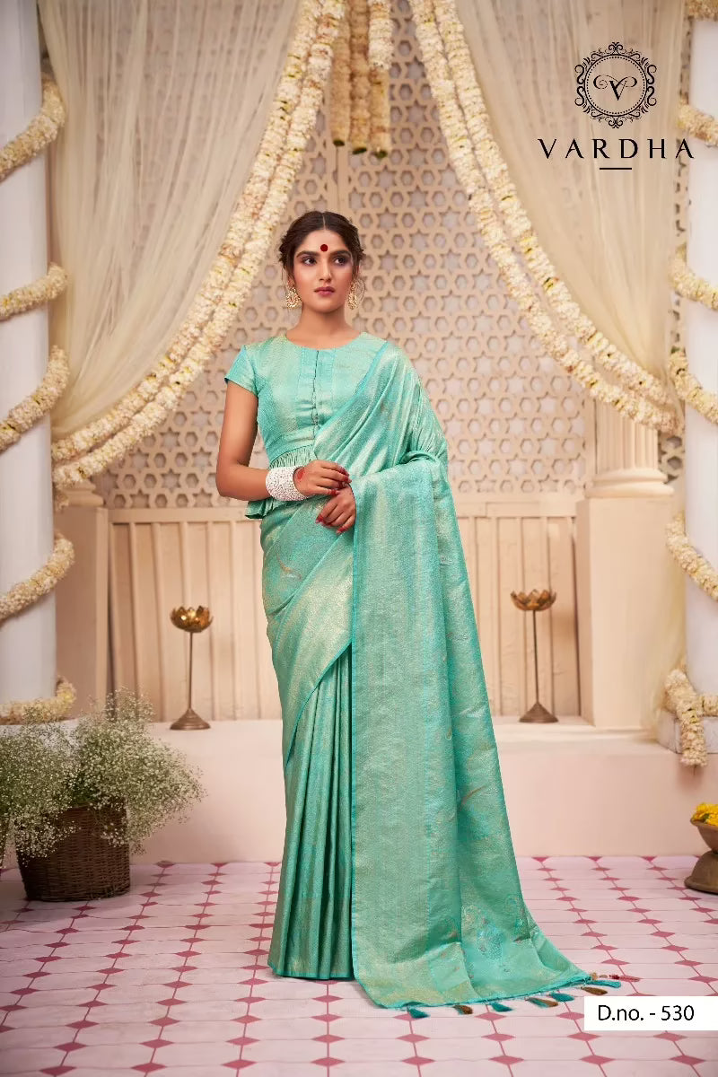 Amara Blue Zari Women Saree