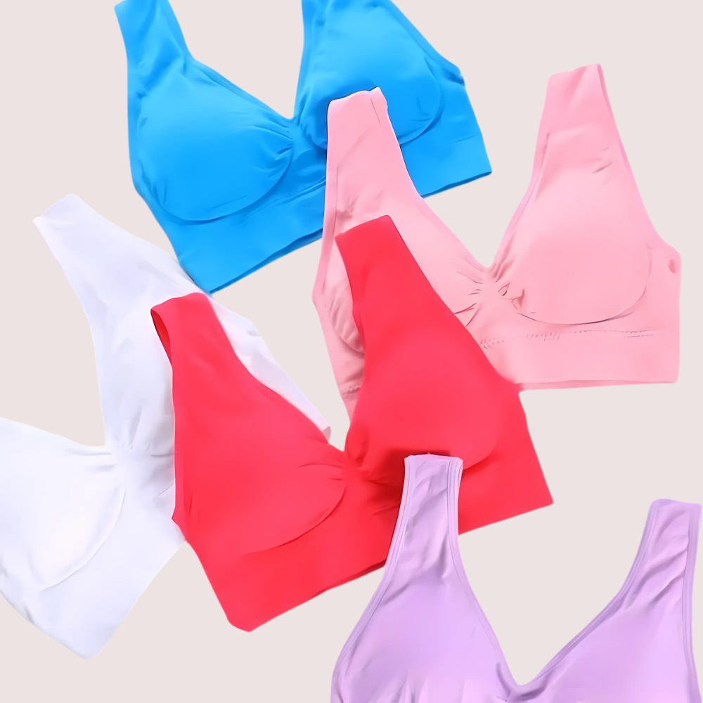 2-Pack Stylish Sports Bra Set for Girls