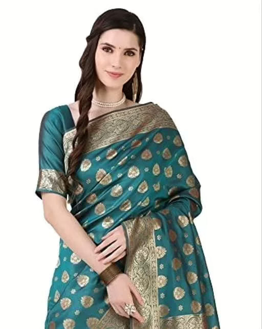 Banarasi Silk Multi Jacquard Saree With Blouse