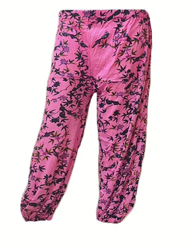 Voguish Pink Printed Afghani Harem