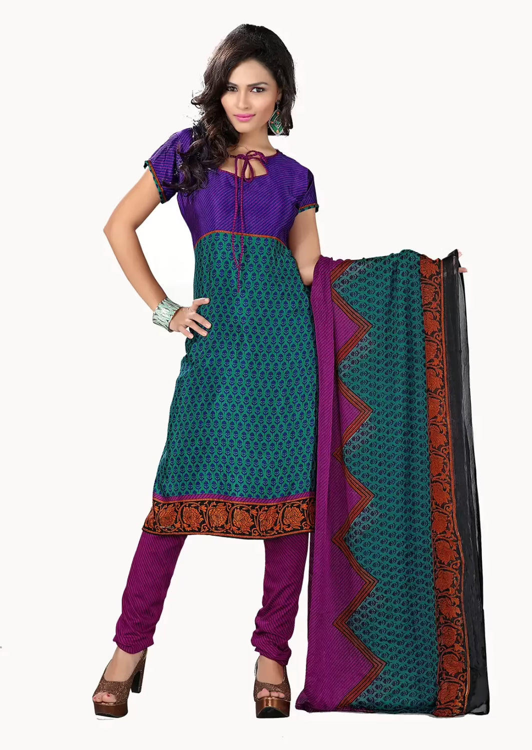 Trendz Apparels Suhani Multi color Printed Duppata