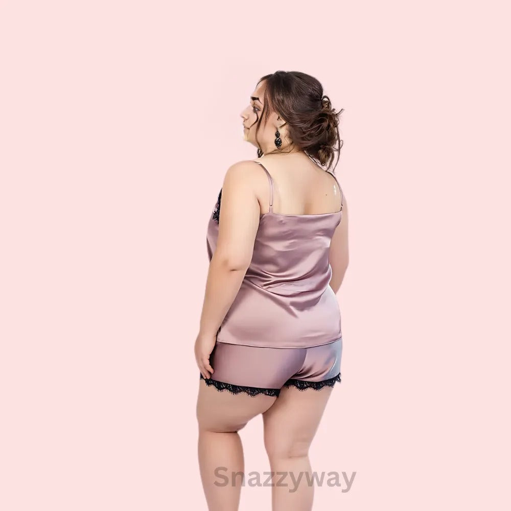 Plus size Cami And Short Set (5XL-6XL)
