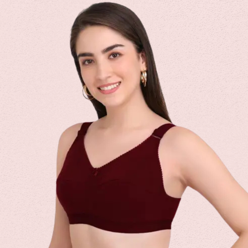 Women’s Full Coverage Daily Wear Bra Set – Pack of 2