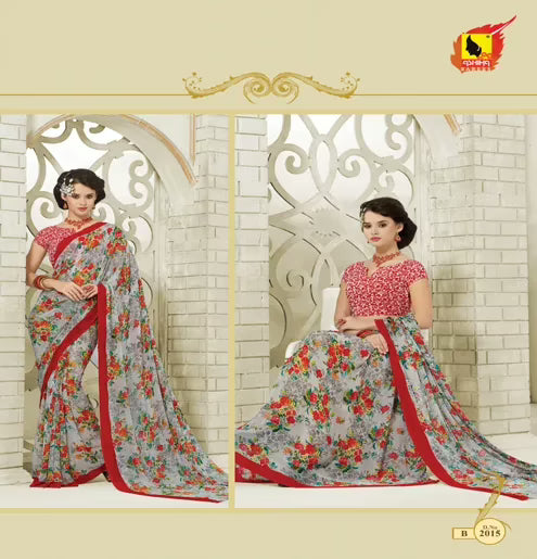 Maira Multi Pure Weight Lace Saree