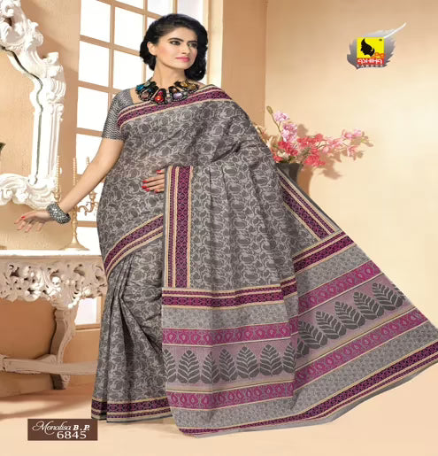 Monalisa Cotton Multi Color Saree