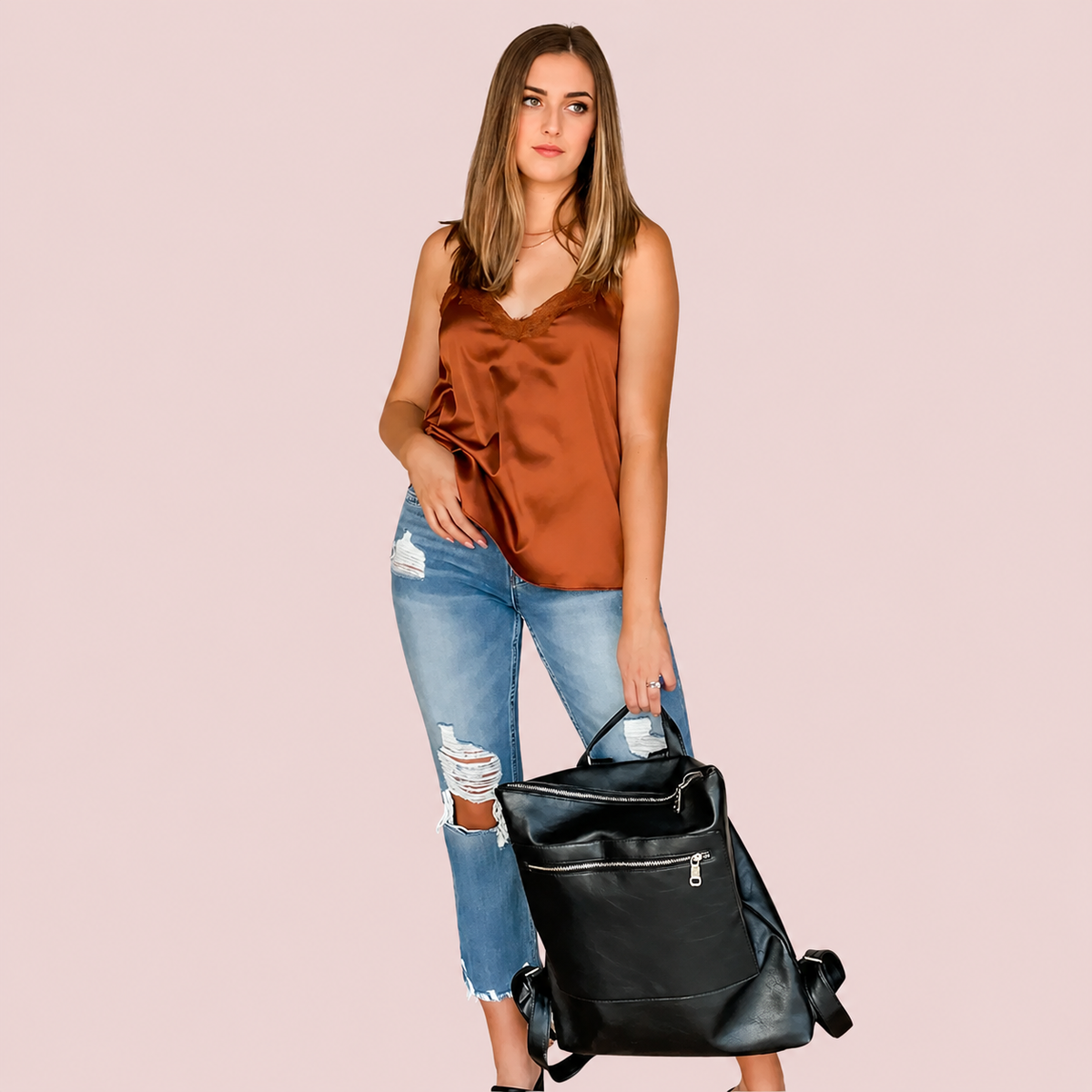 Women's Luxurious Satin Camisole Top