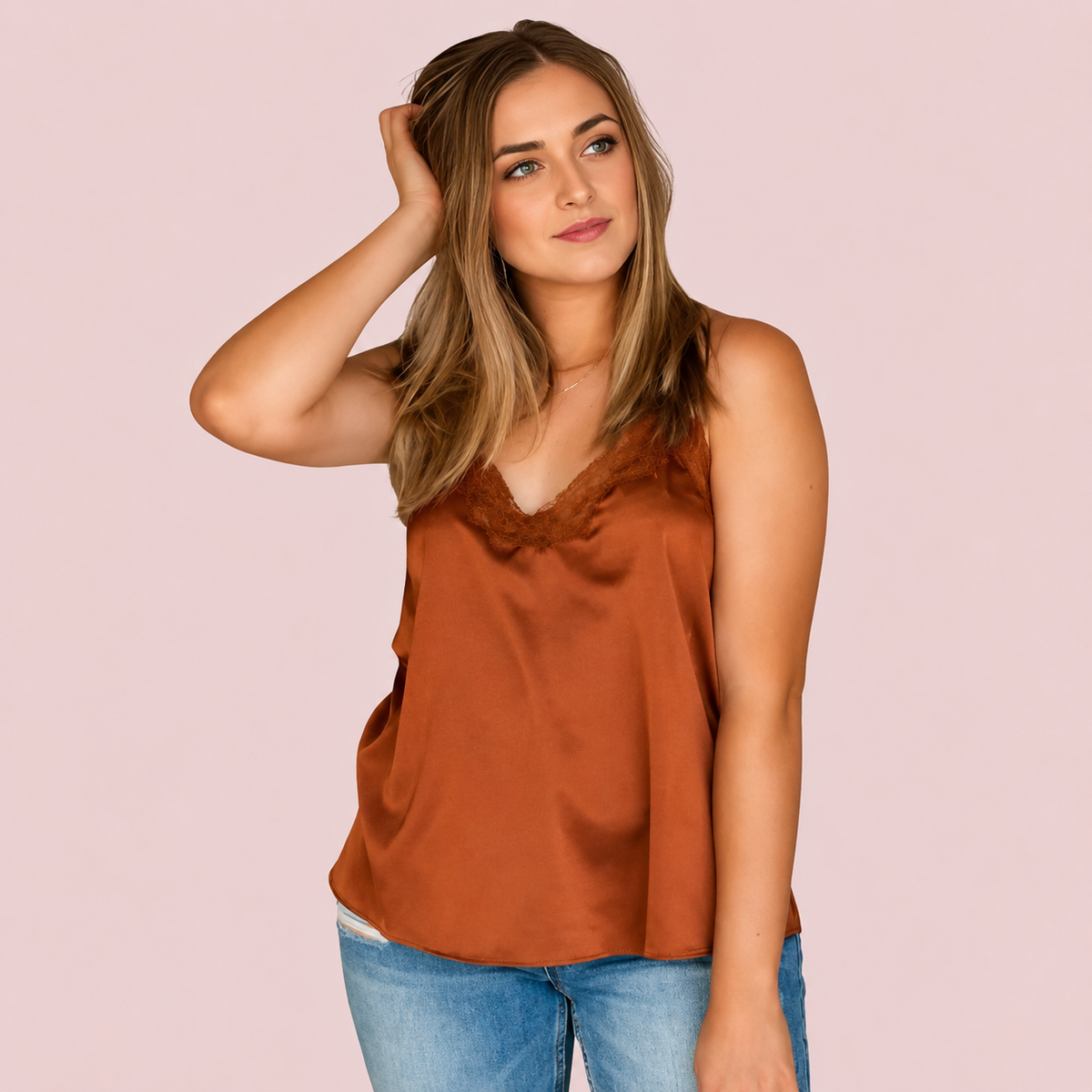 Women's Luxurious Satin Camisole Top