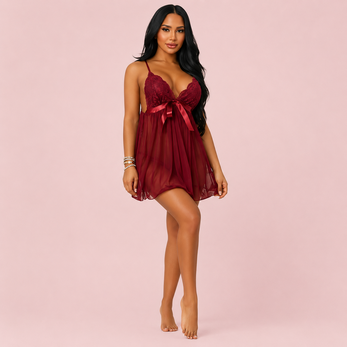 Barely Yours Babydoll Nightwear