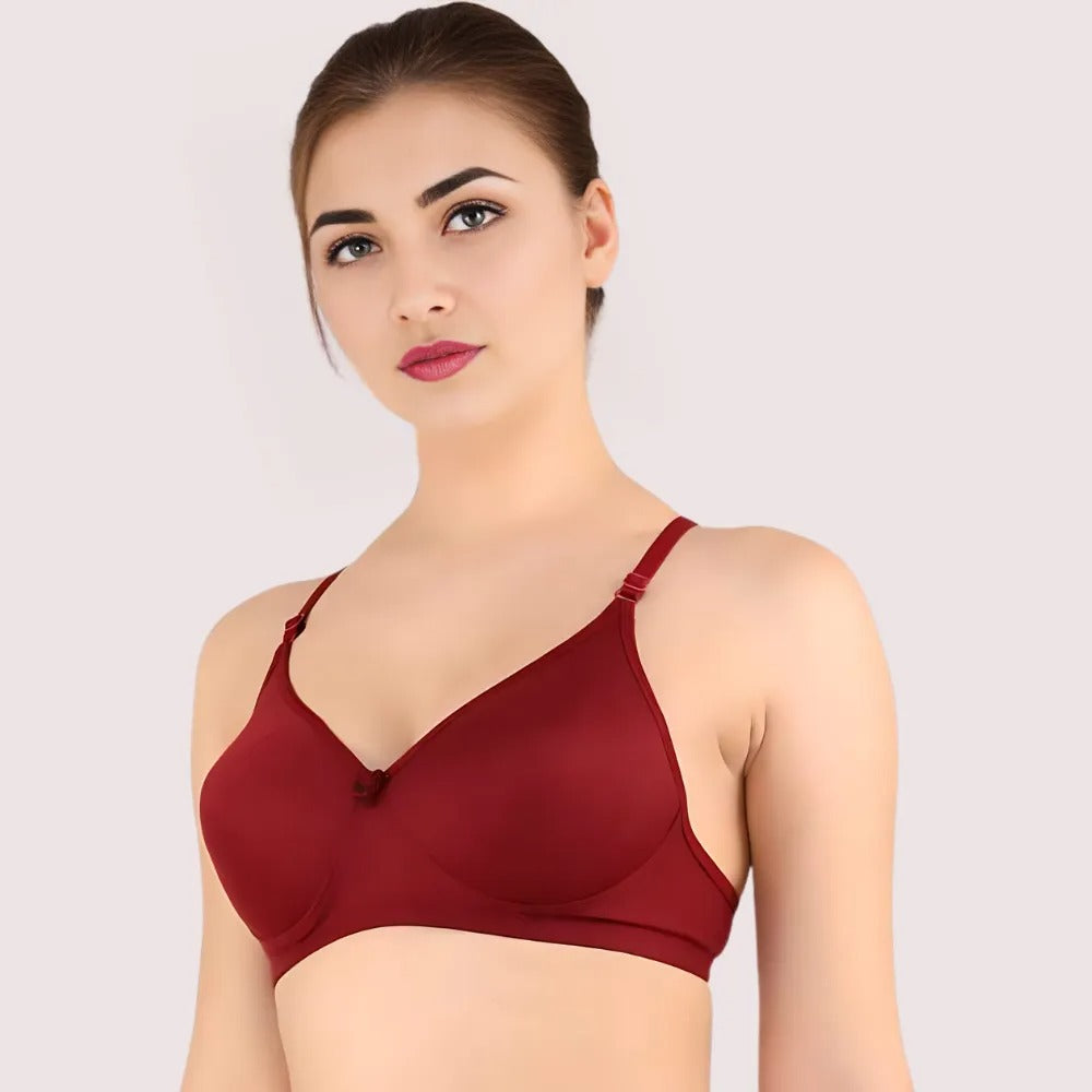 Women T-Shirt Lightly Padded Bra