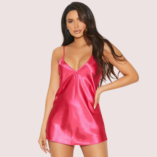 Luxe Pink Silk Cami – French Daina