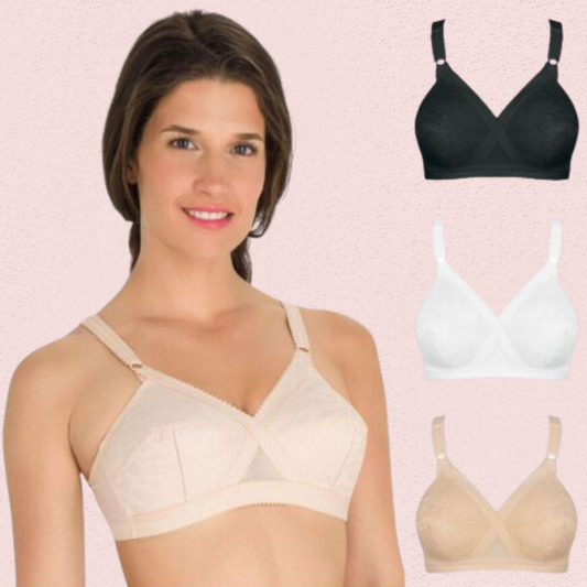 Cotton Non-Padded Full Coverage Bra – Pack of 3