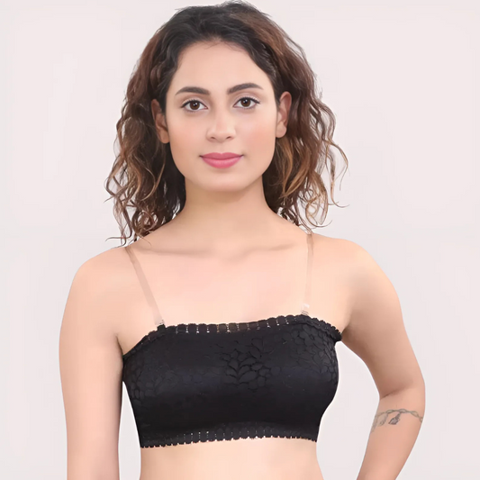 Seamless and Wirefree Tube Bra with Supreme Stretch