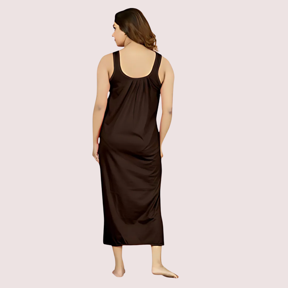 Women's Long Cotton Nightgown Slip