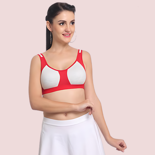 "Non" padded medium impact Sports bra ( 2 Pack )