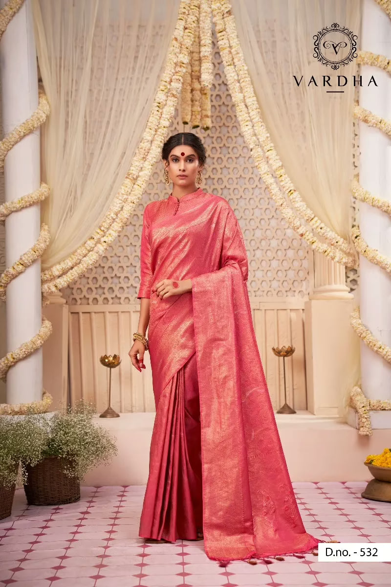 Amara Red Zari Women Saree