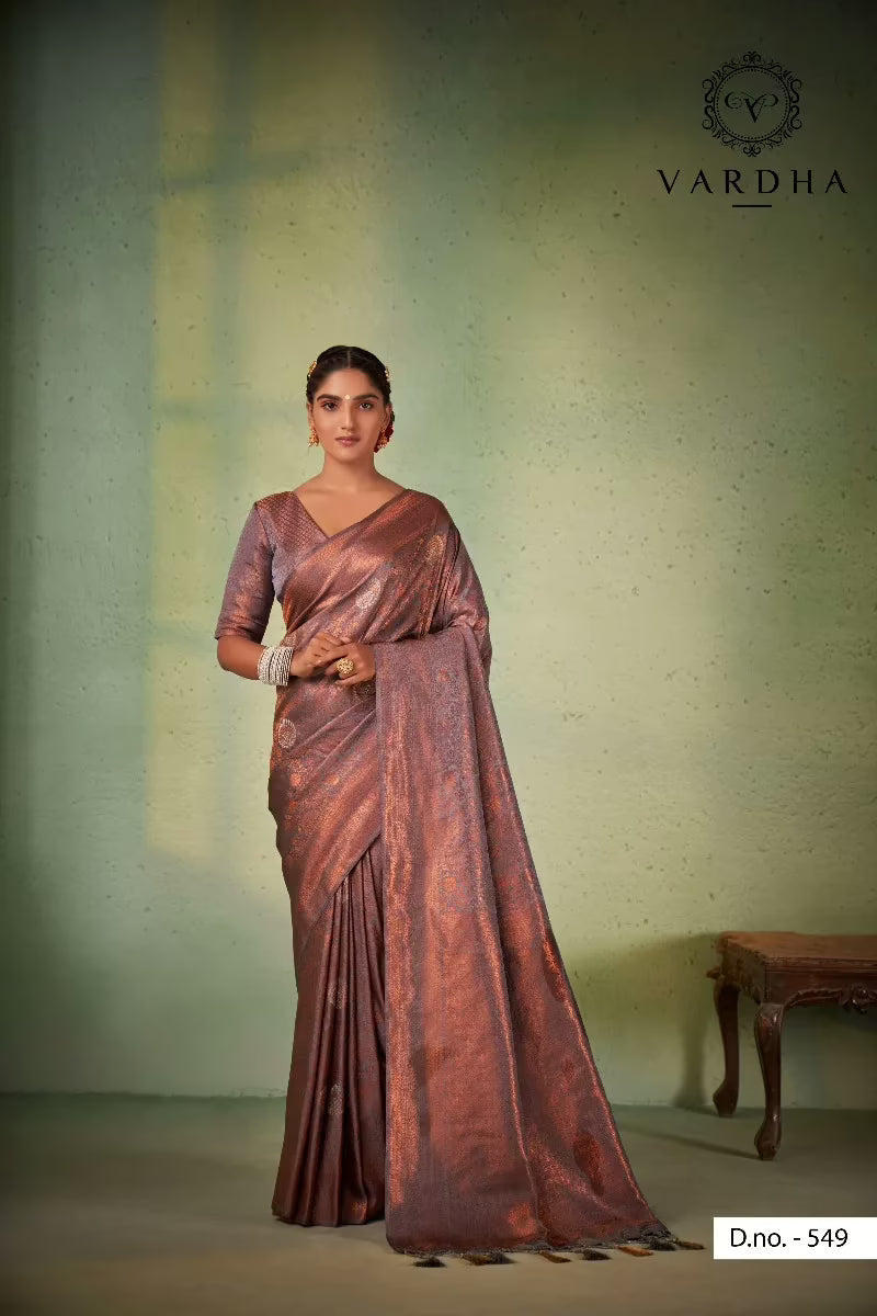 Anvaya Grey Zari Women Saree