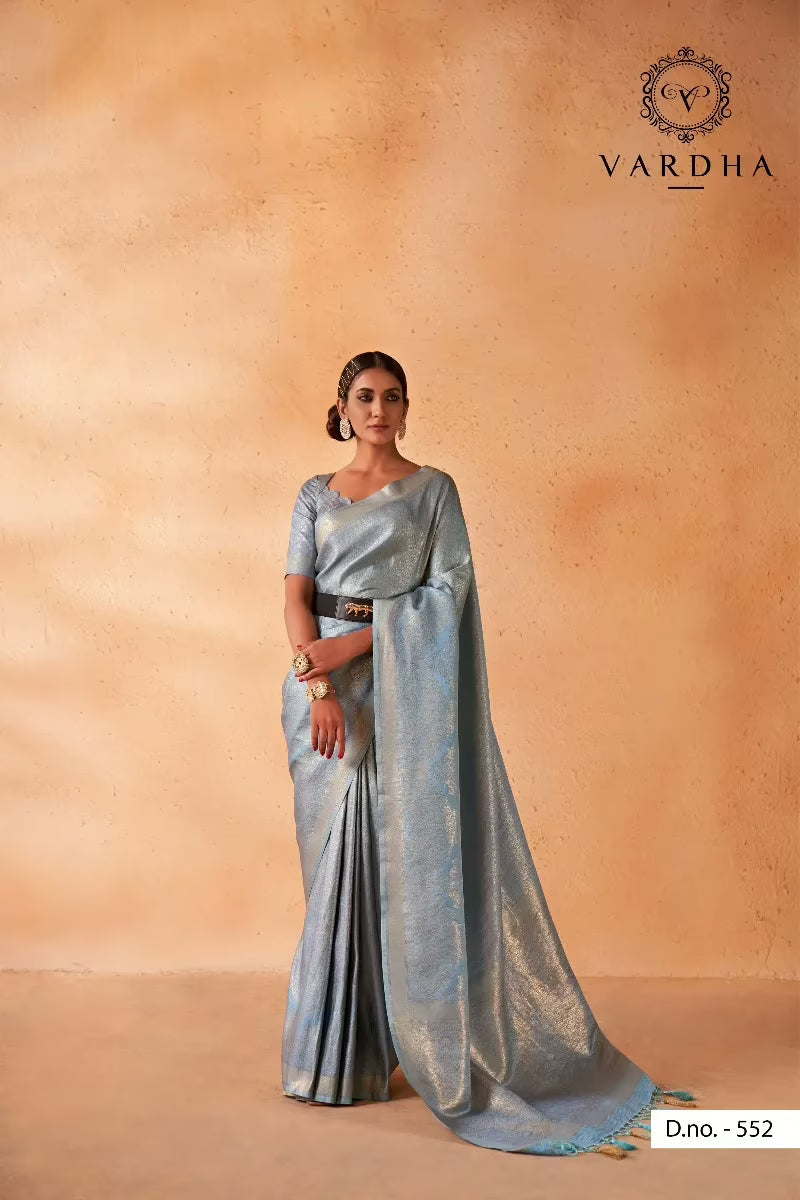 Asya Vol.2 Blue Zari Women Saree