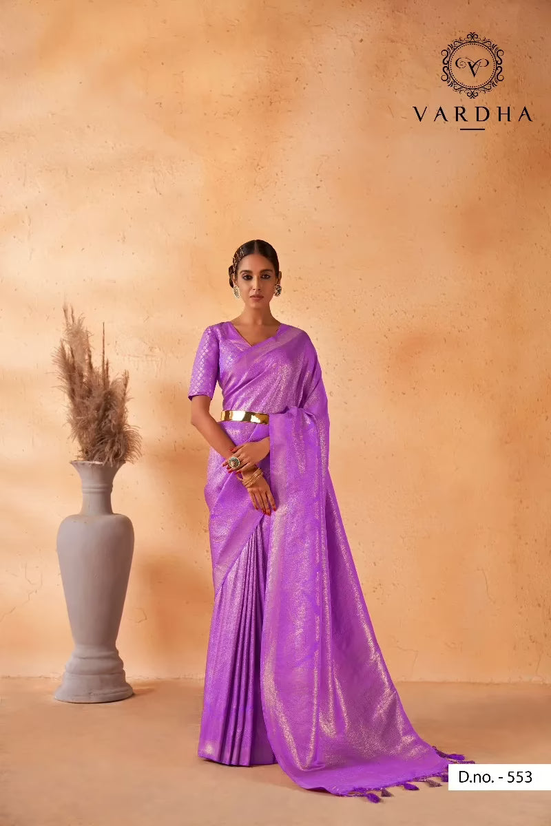 Asya Vol.2 Purple Zari Women Saree