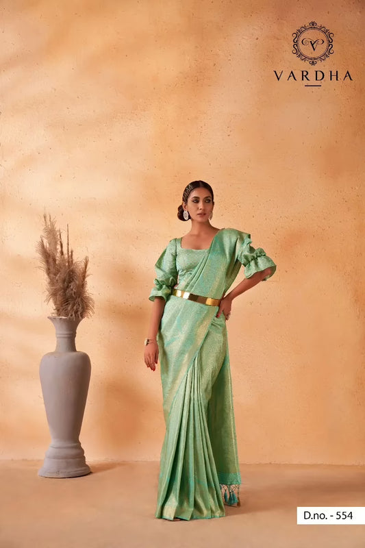 Asya Vol.2 Green Zari Women Saree