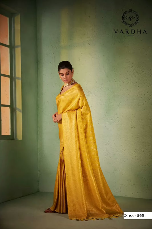 Asya Vol.5 Yellow Zari Women Saree