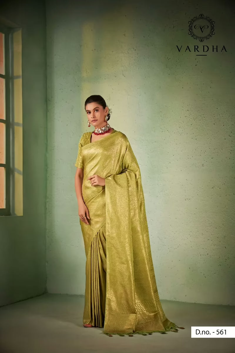 Asya Vol.4 Green Zari Women Saree