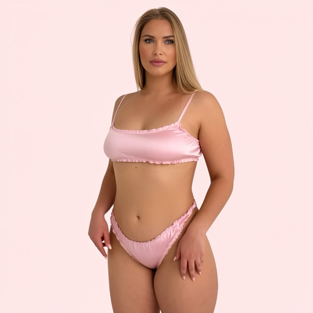 Serene Desire Silk Bra Set