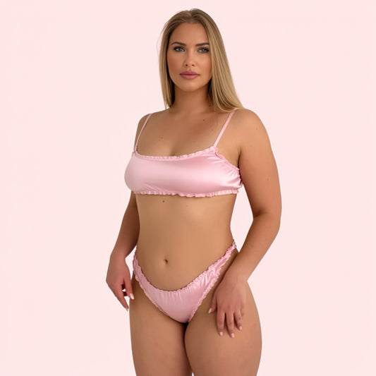 Serene Desire Silk Bra Set