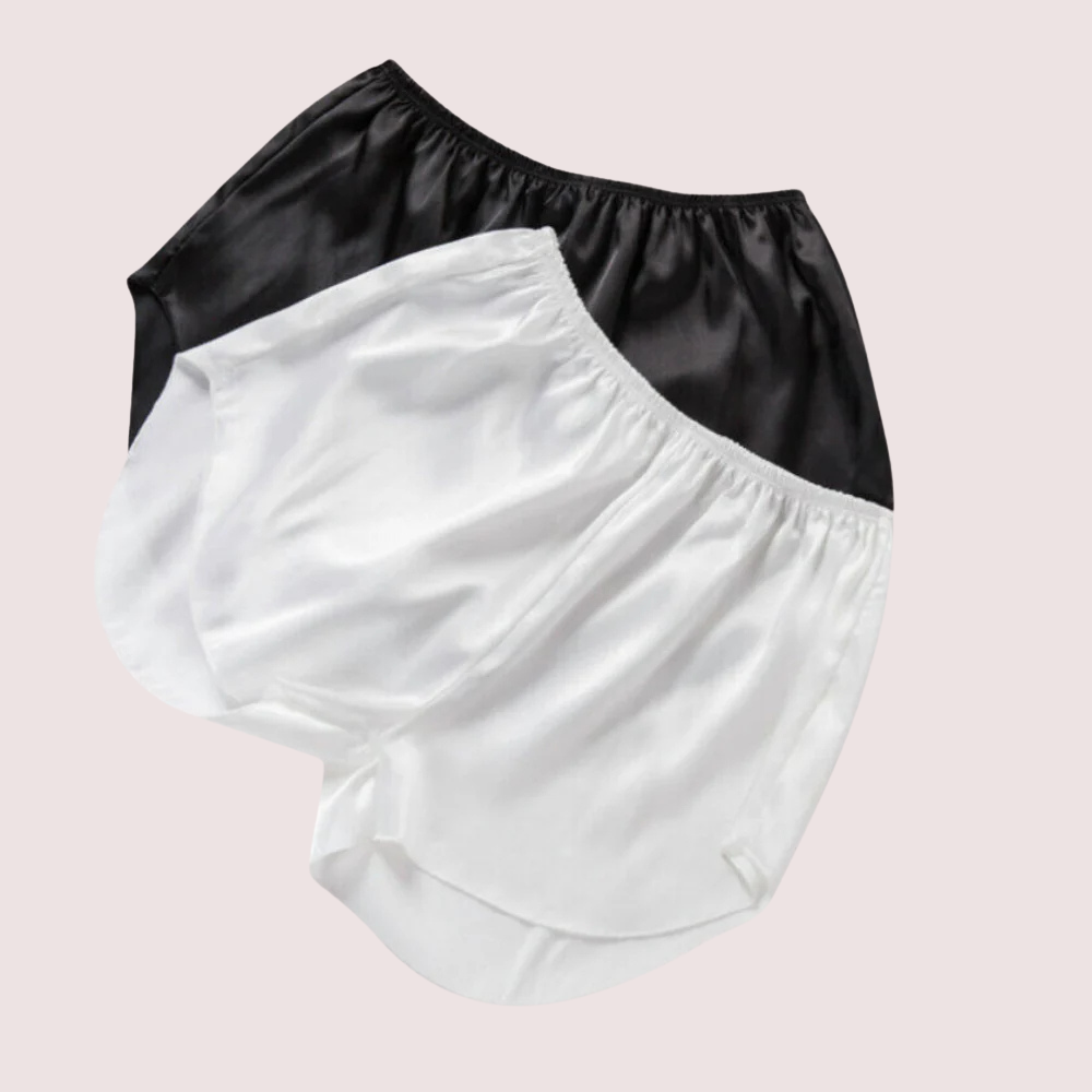 Silken Charm Faux French Knickers – 2 Pieces