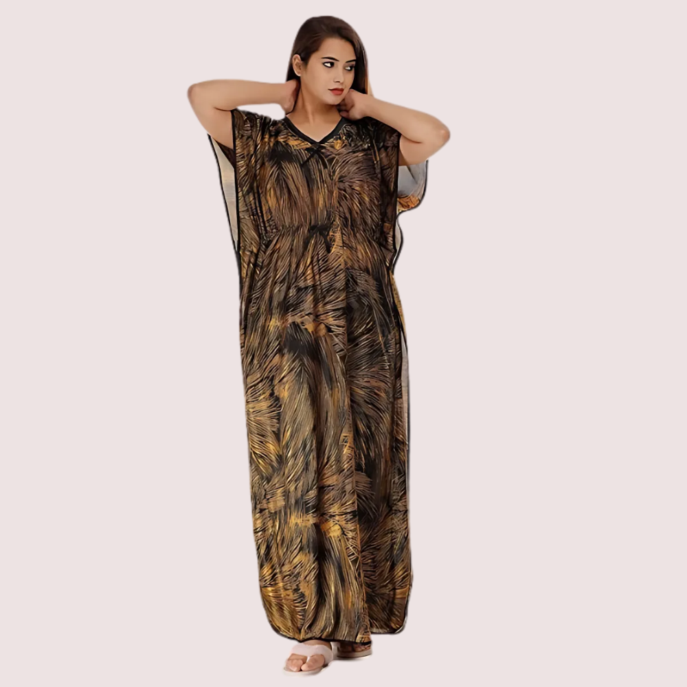 Printed Satin Nightie for Girls/Women