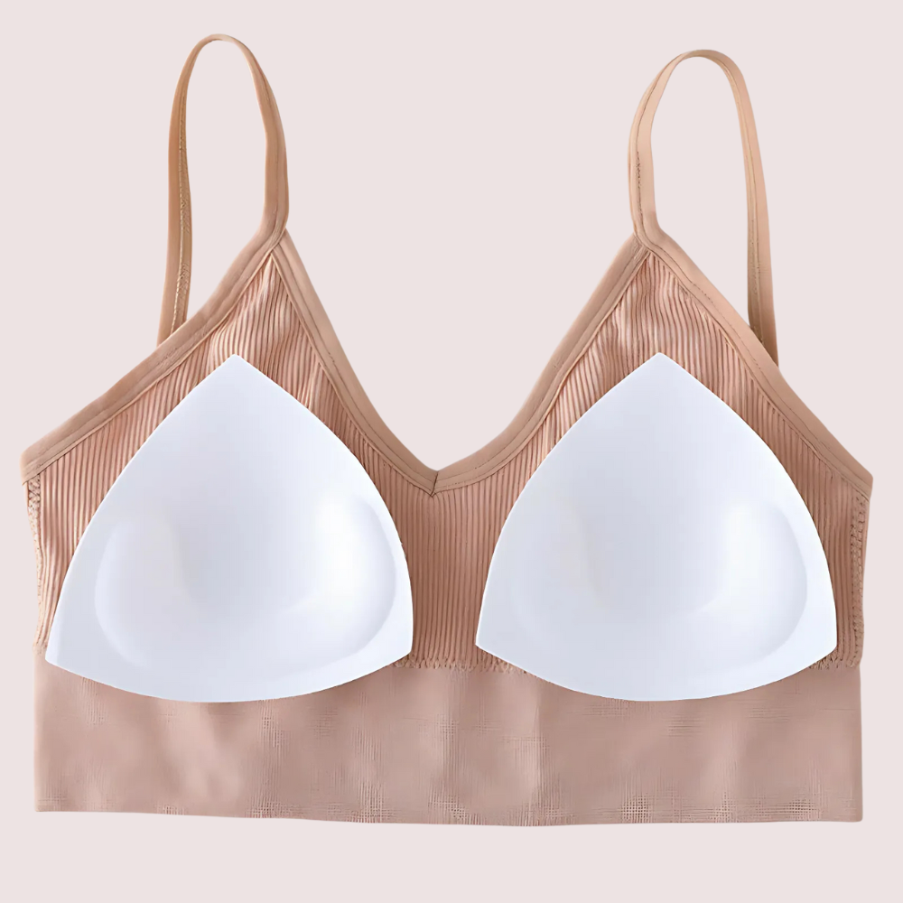 2 Pack Medium impact padded Sports bra
