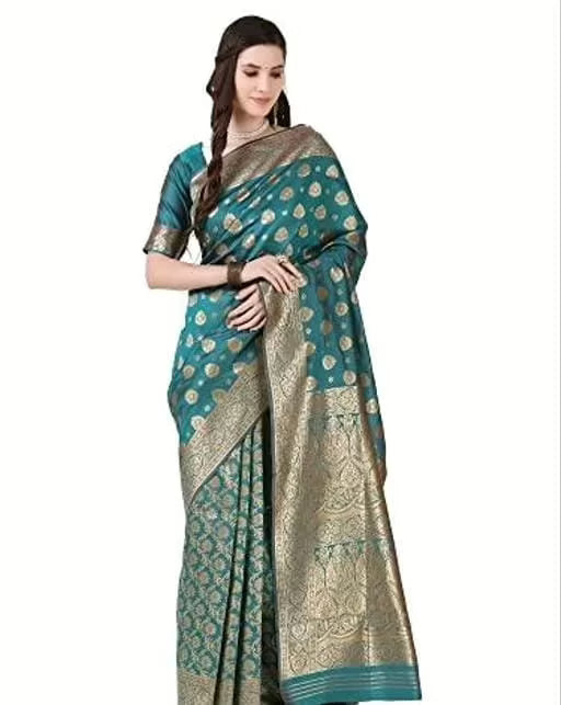 Best Banarasi Silk Jacquard Saree With Blouse