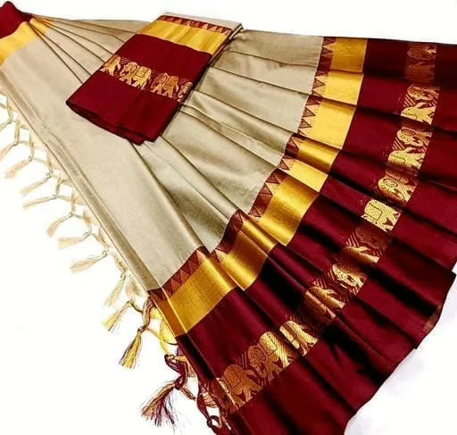 Jivika Petite  Cotton Silk Sarees
