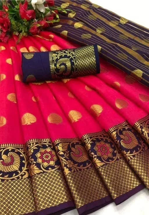 Aagyeyi Pretty Banarasi Silk Multi Sarees