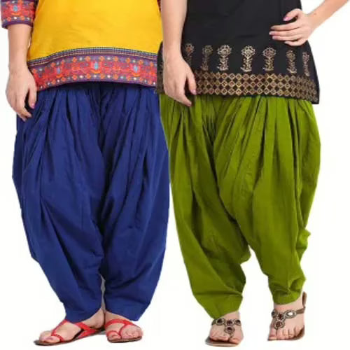 Combo Of Blue & Mehendi Green Salwar