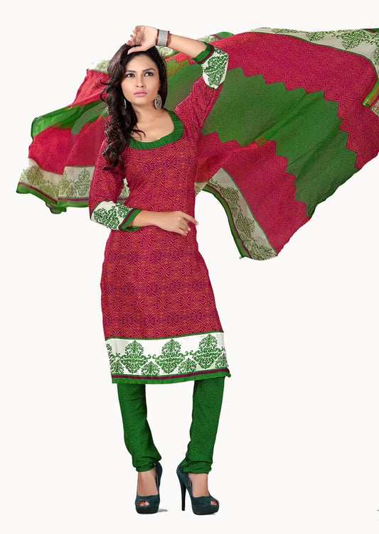 Trendz Apparels Suhani Multi Color Printed Unstitched Suit