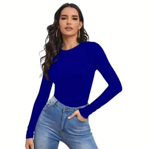 Seasons Beauty Fashion Royal Blue Full Sleeve Top