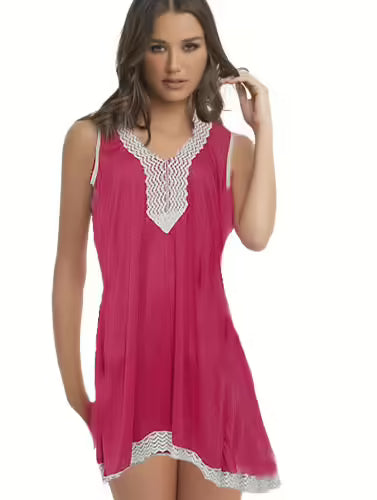 Stylish Longline Embellished Pink Tunic Top