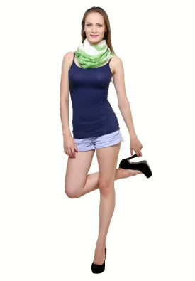 Uniscarf ombre Green and white Modal Stole