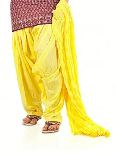 Yellow Patiala Salwar